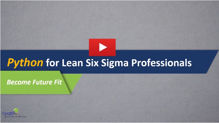 Python for Lean Six Sigma Professionals